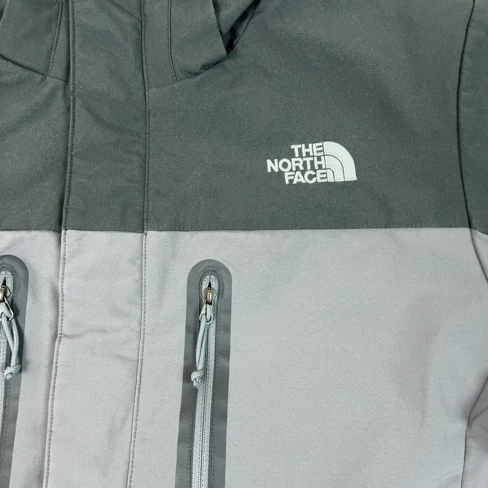 The North Face Jacket Mens Medium Gray Apex Softshell Insulated Winter Coat Gorp